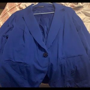 Royal blue blazer